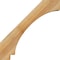 Ekena Millwork 6"W x 24"D x 24"H Imperial Rough Sawn Knee Brace, Western Red Cedar BRC06X24X24IMP00RWR - alternate 3